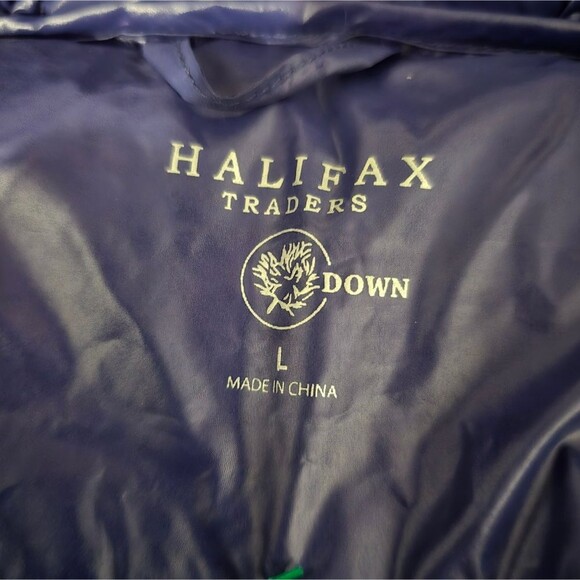 Halifax Down Puffer Coat Hooded Large Nylon And Down - Picture 2 of 4